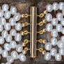 Zig-Zag Pearl & Gold Bead Multi-string Bracelet - OutOfAsia